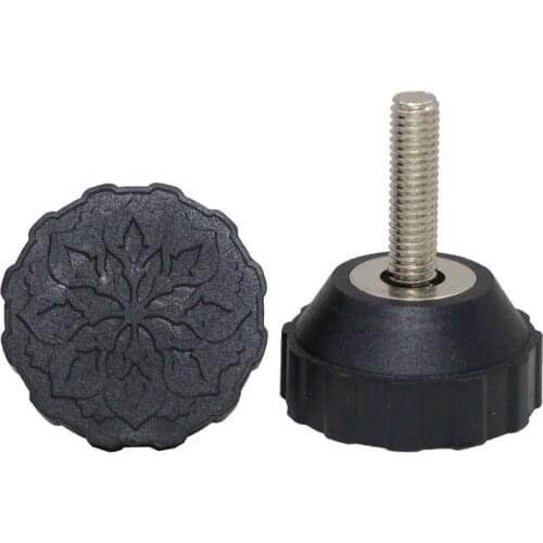 High quality 4pcs M8-M12 Thread Adjustable Foot Cups Furniture Support legs with Nylon Base Leveling feet Pad Furniture Hardware