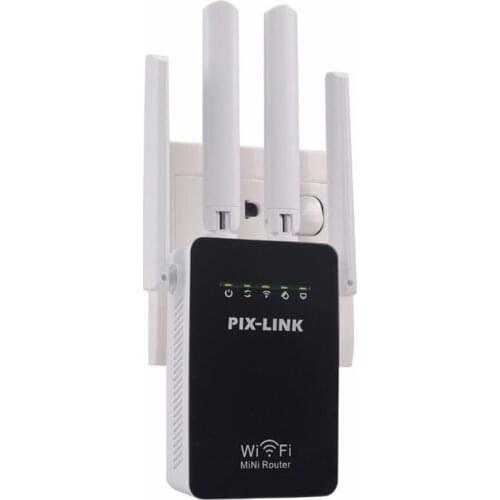 EU Plug Wifi Repeater Wireless Router Range Extender Signal Booster with Antenna Sky Wps 300Mbps Wireless Data Rates