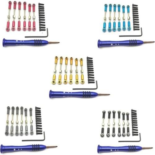 WLtoys 144001 RC Car upgrade spare parts Metal Pull rod