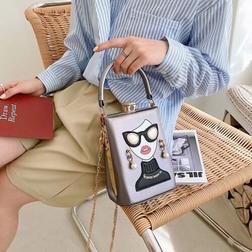 Designer Luxury Purses and Handbags for Women 2021 Trend Leather Shoulder Bag Ladies Party Chain Fashion Crossbody Evening Bags