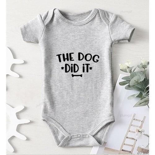 Winter Clothes Dog Printing Onesies Baby Girl Boy Romper Long Sleeve Cotton Newborn Rompers Toddler Jumpsuits Outfit Costume