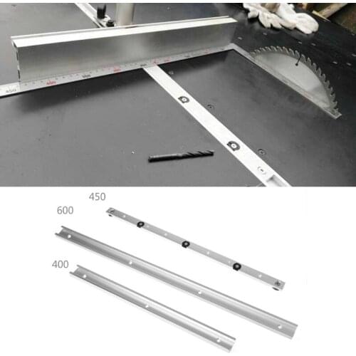 400/600mm T-tracks Aluminum Slot Miter Track Jig Fixture For Router Table Bands F1FC