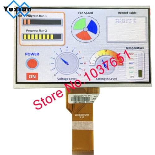 7 inch TFT 800*480 color LCD display AT070TN90 AT070TN92 AT070TN94 new oringinal free ship 1pcs