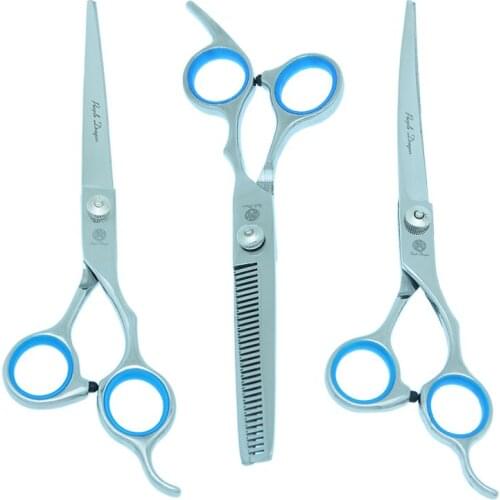 Purple Dragon 7 inch Pet Grooming Scissors Comb Dog Hair Cutting Tijeras Curved Shears Thinning Hair Clipper Pet Trimmers B0010B