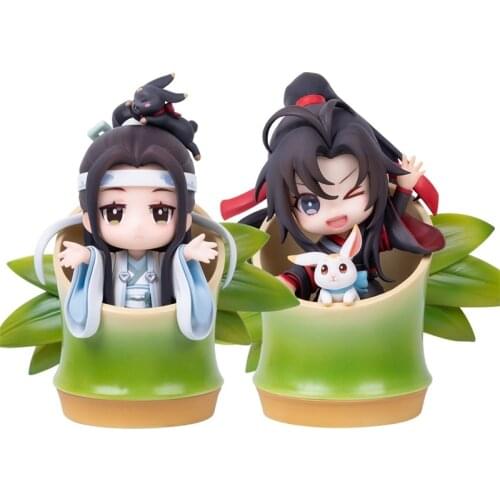 Anime MDZS Collection Doll Mo Dao Zu Shi Wei Wuxian Lan Wangji Cosplay Donghua Cute Stand Action Figures Decor Toys Anime suits