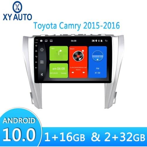 Car Android 10.0 Multimedia Radio Video Player Host For Toyota Camry 2015-2016 With HD Full Touch Screen Built-in GPS Navigation
