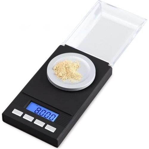 20g 0.001g Digital Milligram Gram Scale Precision LCD Jewelry Gold Diamond Pocket Scales Lab Medical Bench Weight Balance