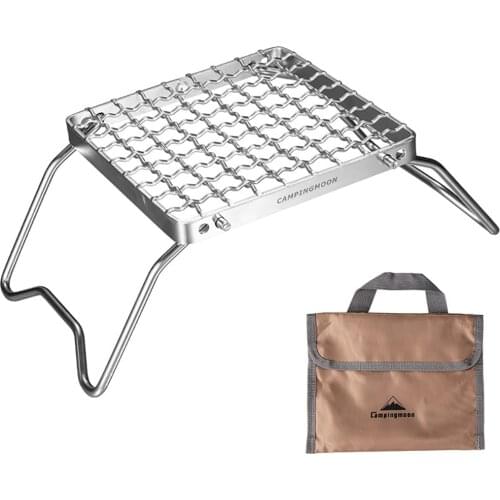 Rooster Gecodeerde Roestvrij Staal Voor Camping Met Opbergtas Picknick Barbecue Tool Thuis Draagbare Vouwen