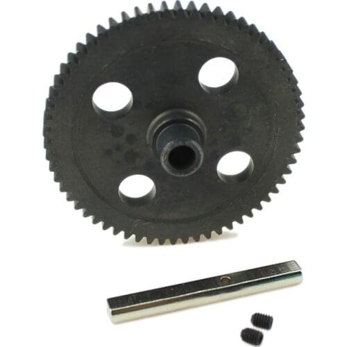 Metal Spur Diff Main Gear 62T Reduction Gear 0015 for Wltoys 12428 12423 1/12 Rc Car Crawler Short Course Truck Upgrade Parts