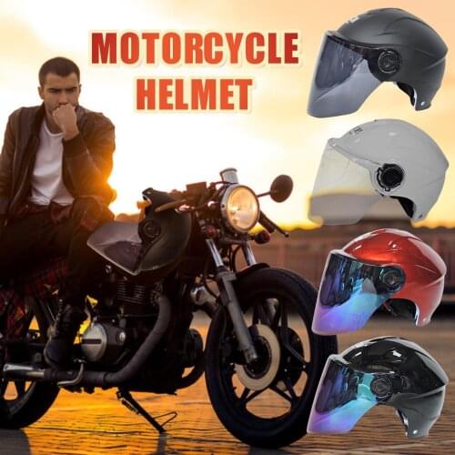 Motorcycle Helmet Outdoor Sports Scooter Bike Open Face Baseball Cap Anti-UV Safety Hard Hat Mountain Bike Bicycle Riding Helmet