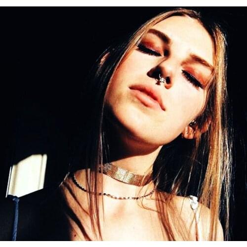 Neo-Gothic Drosophila Nose Ring for Women Insect Lip Studs Earrings Silver Color Nostril Piercing Body Jewelry Punk Accessories