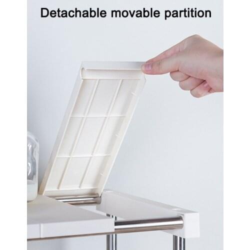 Kitchen Cabinet Counter Shelf Organizer Expandable Stackable for Dish Sauce SCIE999