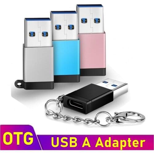 Tongdaytech USB Type C Adapter Type C Female to USB 3.0 Male OTG Type-C Converter For USB C Cable Macbook PC Flash Drive HDD