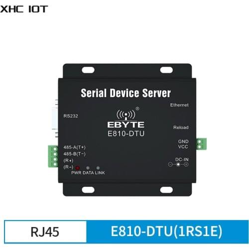 RS485 RS422 TCP UDP Socket Transmission Modem Ethernet Single Serial Server Two-Way Socket E810-DTU(1RS1E)
