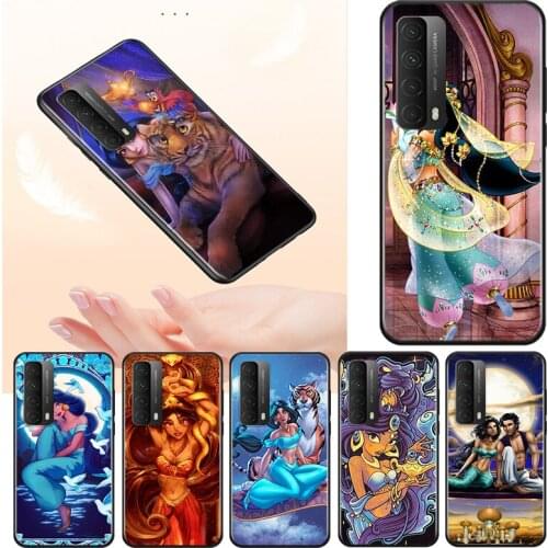 Princess jasmine For Huawei Y9S Y9A Y9 Y8P Y8S Y7P Y7A Y7 Y6S Y6 Y5 P PRO Lite Prime 2020 2019 Soft Phone Case