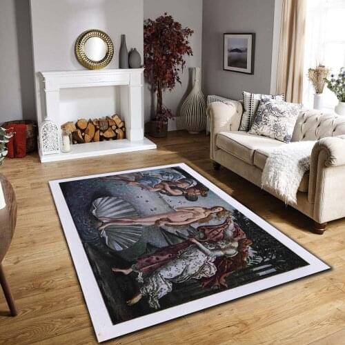 Birth of The Venus, chart, Painting Non Slip Floor Carpet Modern Carpet