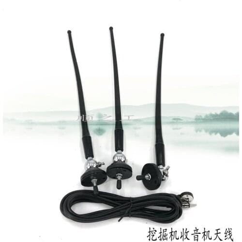 Excavator Radio Antenna Komatsu Liugong Xugong Sany Xinyuan Loader Engineering Machinery Soft Antenna Mast