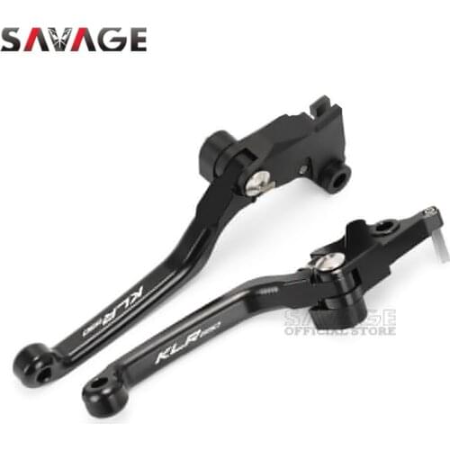 Pivot Brake Clutch Levers For KAWASAKI KLR 650 2008-2018 KLR650 2010 12 14 16 Motorcycle Accessories Dirt Pit Bike CNC Handles