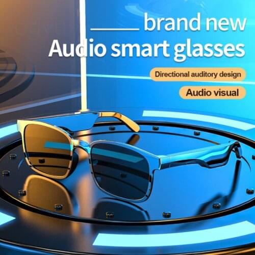 Anti-blue light sunglasses Wireless Bluetooth 5.0 Headset Telephone Driving mp3 Riding Eyes Glasses With colorful Sun lens