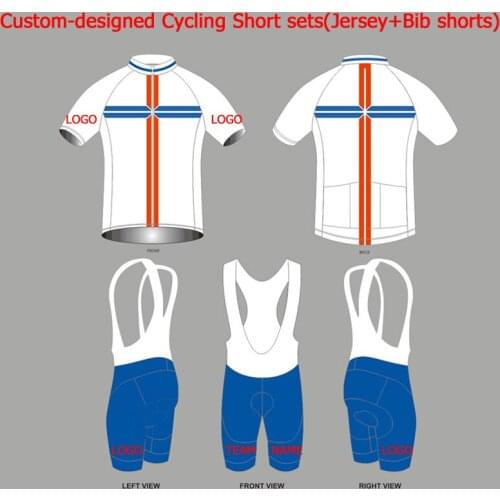 Manufacturer customized MTB bicycle cycling shirts bike cycle Pro wear shorts jersey kits ropa ciclismo maillot culotte set