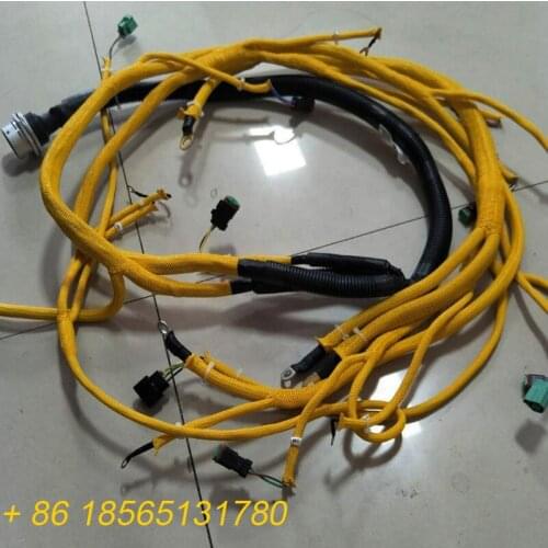 High Quality PC400-7 PC450-7 Fuel Injector Wiring Harnss 6156-81-9211 for 6D125 Komatsu Excavator Injection Wire Harness