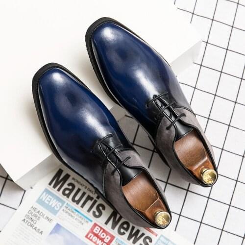 Yomior New British Vintage Casual Men Shoes Business Formal Dress Leather Loafers High Quality Wedding Oxfords Work Designer