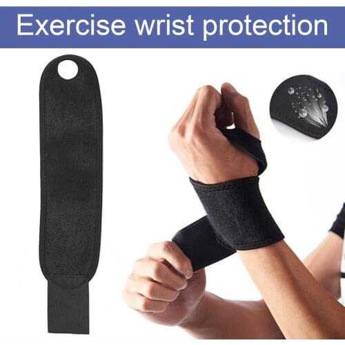 1Pc Wrist Brace Breathable Cushioning Spandex Reusable Wrist Support Wrap for Gym