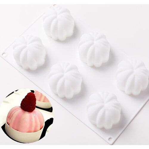 3D Mini Pumpkin Shape Candle Silicone Mold For Resin Soap Polymer Clay Plaster Handcraft Mould Halloween Home Decoration