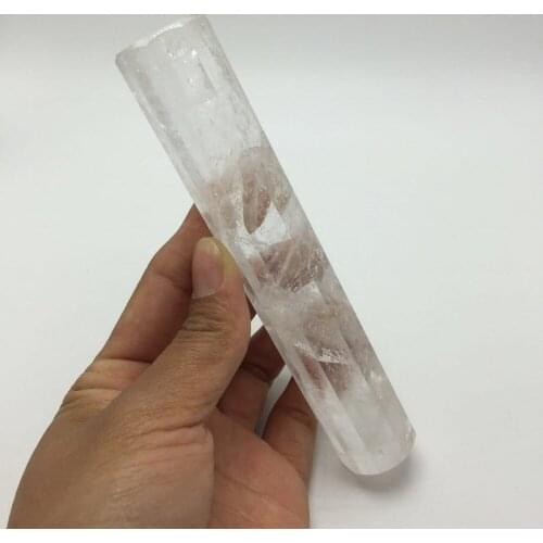 9 facets Natural clear quartz crystal gemstone wand meditation healing chakra rock quartz crystal gemstone column wand wholesale