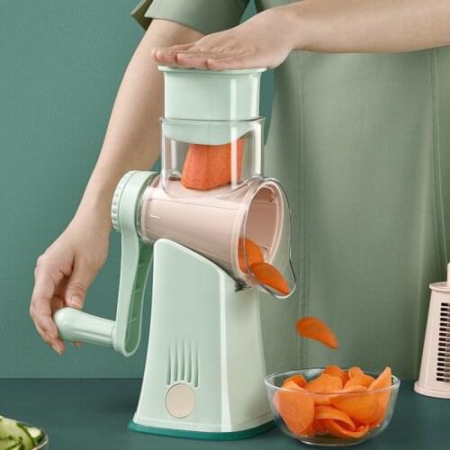 Household Roller Hand Crank Multi-Function Slicer Cucumber Potato Carrot Shredder Kitchen Fruit And Vegetable Creative Tools