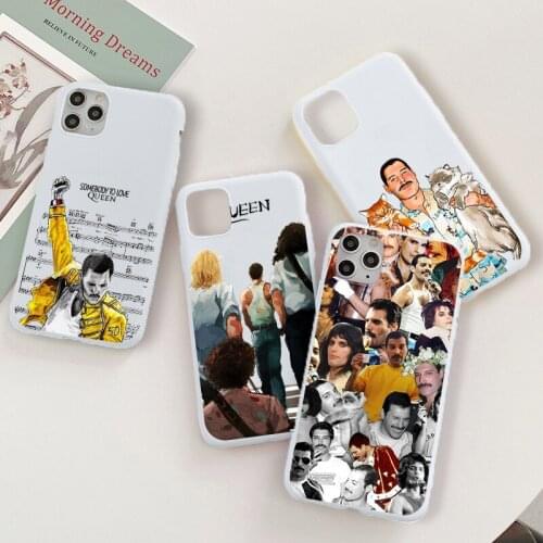 Phone Case For Coque iPhone X XR XS 11 12 Pro Mini Max 8 7 6S Plus SE 2020 Freddie Mercury Queen band Soft Silicone Fundas Cover