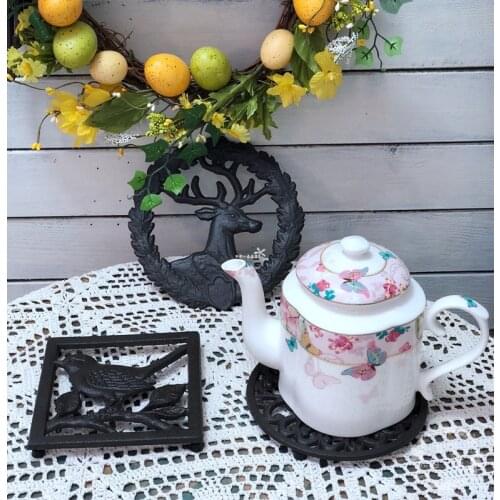 Cast Iron Pot Pad Mat Cup Bowl Pad Insulation Pad Kung Fu Tea Accessories Saucer Newcomer Pad Creative Round Teapot Pad