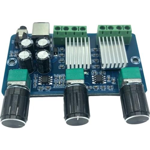 DC 12V XH-A355 2.1 Channel Digital Stereo Audio Amplifier Board Voice Player, Support 2.1 mono 15W output