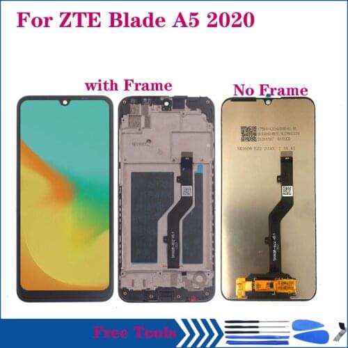 Original LCD For ZTE Blade A5 2020 LCD Display Touch Screen Glass panel Digitizer Assembly For zte A5 2020 With frame