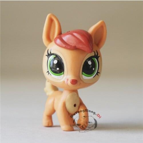 CWG078 Pet Shop Animal A handful of brown hair dog doll action Figure puppy