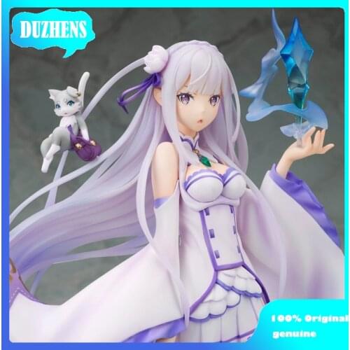 Re:Zero kara Hajimeru Isekai Seikatsu Emilia Crystal style 26cm Action Figure Anime Figure Model Toy Figure Collection Doll Gift