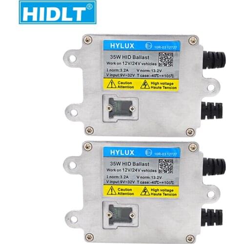 HIDLT 2PCS Hylux Hyluxtek A2088 35W Fast Start HID Xenon Ballast For 12V 24V Car and Truck Headlight H1 H3 H7 H11 9005 9006 D2H