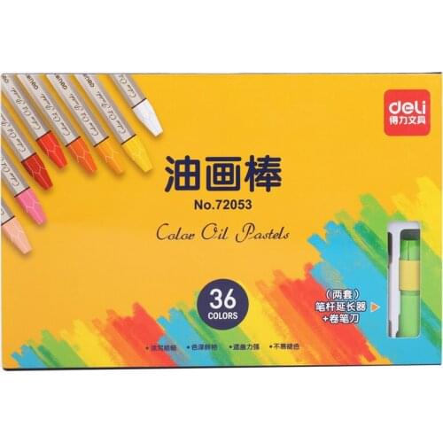 72053 Oil painting stick 36 color children crayons primary school students painting colored pens art graffiti pens Stationery