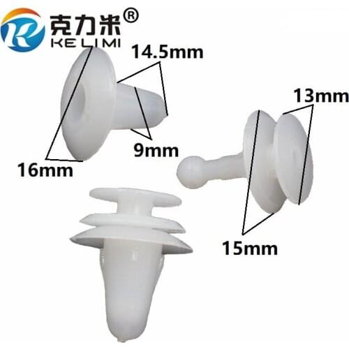 KE LI MI Son-mother snap fasteners clip For Toyota Mazda Car Door Garnish Retainer Trim Panel Clips