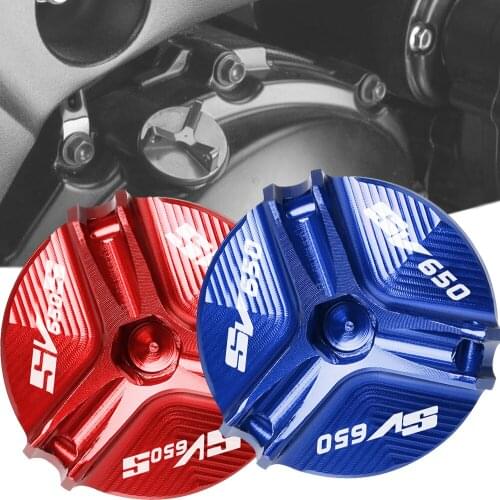 Oil Filler Cap For SUZUKI SV650 SV650S SV650A SV650X SV 650 Motorcycle Accessories Engine Oil Drain Plug Sump Nut Cup Cover