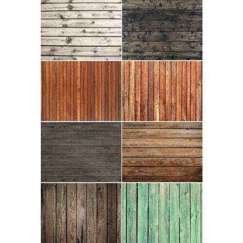 Brown Retro Art Wood Board Simulation Background Baby Shower Birthday Party Home Decoration Photo Booth Studio Props