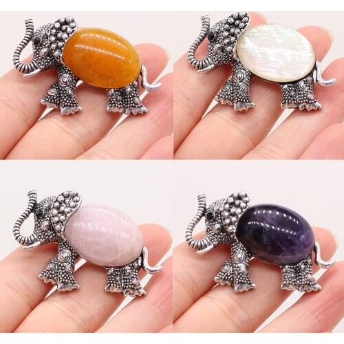 Hot Alloy Cute Elephant Brooches 16 Color Alloy Pins for Women Wedding Lady Casual Office Brooch Jewelry Accessories
