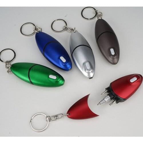 The multi-function screwdriver LED key chain led light ballpoint pen capacitive pen