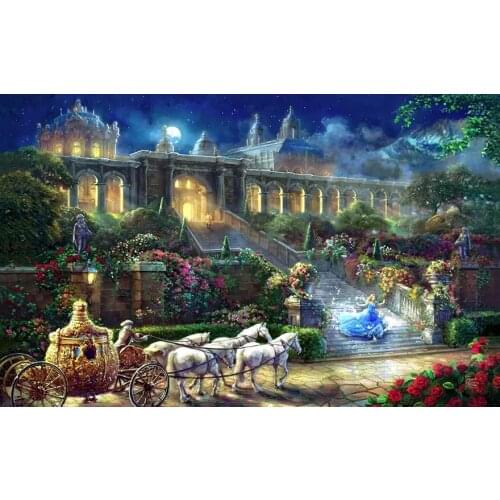 Custom scenery Arts Needlework Embroidery DIY Aida Cross Stitch Kit Crafts 14CT Unprinted Home Decor Handmade