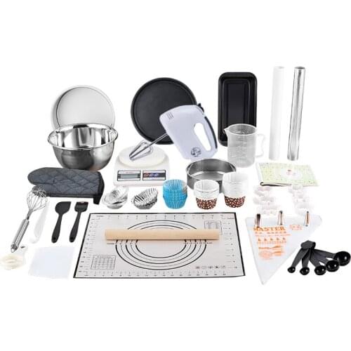 2021 Baking Tool Set Bakery Multi-baking Tool Set New Glove Set Round Cake Mold Household Cake Mold Set Baking Appliances Make
