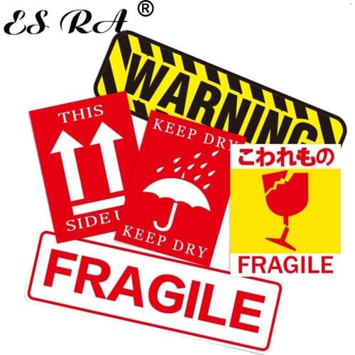 5 Pcs/Set Reminder Pegatinas Lugguage Stickers Warnning Mark Decal for Wall Laptop Suitcase Skateboard Pitcher Guitar Decorate