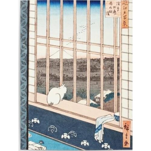 HD Prints Canvas Wall Art Asakusa Painting Posters Modular Rice Fields Pictures Modern Scenery Home Decoration Living Room Frame