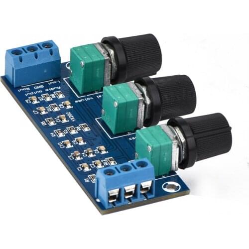 YX202 Passive Tuning Attenuated High and Bass Adjustment Board Volume Control Regulator solar charge controller