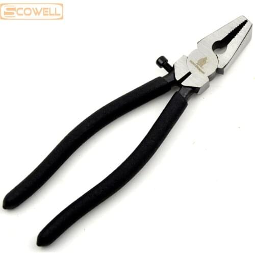 30% off CR-V steel 6" 8" Glass Break Pliers Glass Nipper with Adjustable Jaw screw 6 inch convex head Glass Plier Clipper