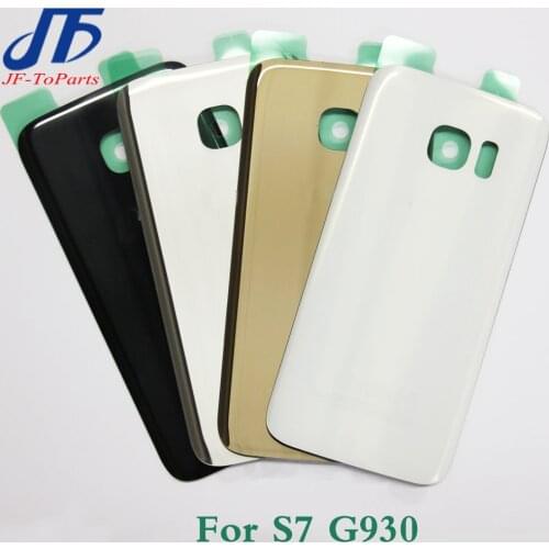 50 pcs Back Glass Cover replacement For Samsung GALAXY S7 G930 / S7 Edge G935 Rear Housing Battery Door Case Rear Adhesive parts